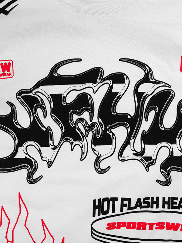 Men's Motorcycle Graphic Print Sweatshirt-1