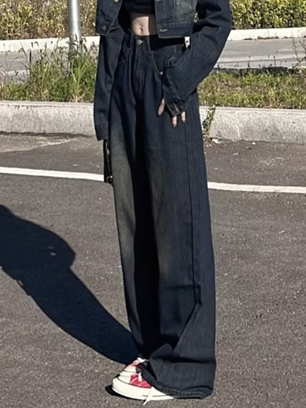 Vintage Distressed High Rise Boyfriend Jeans-2