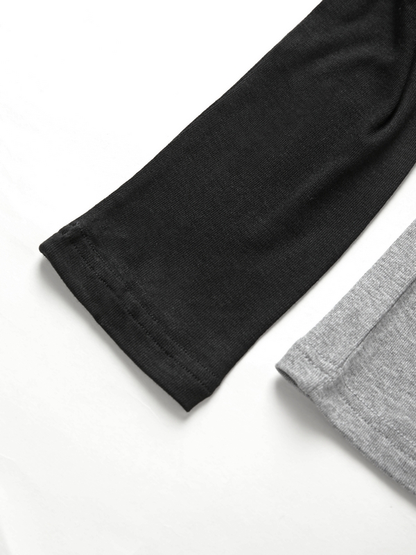 Raglan Contrast Color Slim Long Sleeve Tee-8