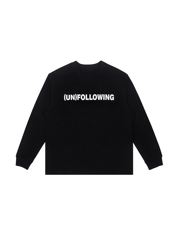 Unisex Unfollowing Long Sleeve Sweatshirt-4