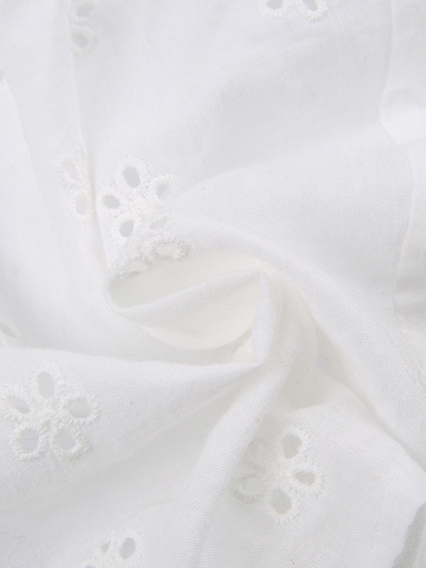 Tie Up Broderie Lace Bandeau Top-8