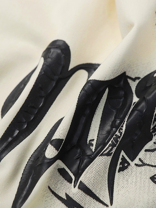 Men's Punk Graphic Button Down Shirt-4